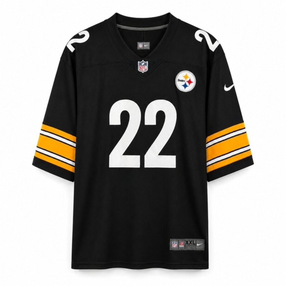 Nike Pittsburgh Steelers‎ Najee Harris 22 NFL Jersey Mens XXL Black On Field